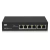 ACT 6 port, tīkla slēdzis, 10/100Mbps. 4x PoE+ (30W) port