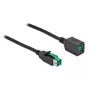Aktivizēts USB pagarinātājkabelis DeLOCK 85983 12 V 4 m Melns