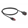 Darbināms USB pagarinātāja kabelis DELOCK 85985 24 V 1 m Melns