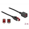 Powered USB pagarinātāja kabelis DeLOCK 85986 24 V 2 m Melns