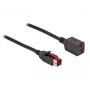Powered USB pagarinātāja kabelis DeLOCK 85988 24 V 4 m melns
