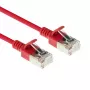 ACT sarkans 5 m LSZH U/FTP CAT6A datucentra plānā komutācijas vads ar aizsargātiem RJ45 savienotājiem