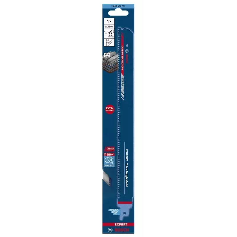 Bosch Expert 2 608 900 371 zāģa asmens finierzāģim/lentzāģim/virzuļzāģim Sabre zāģa asmens Augsta oglekļa satura tērauds (HCS) 1 gab.