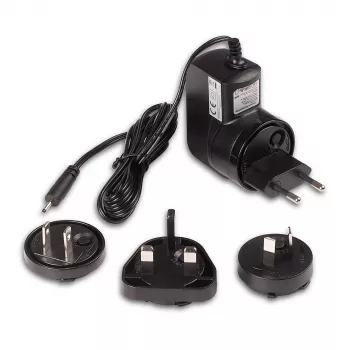 Lindy 5VDC 2A daudzvalstu barošanas bloks, 10 W, 100 - 240 V, 50 - 60 Hz, 0,787%, melns, 0 - 40 °C