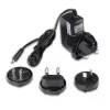 Lindy 5VDC 2A daudzvalstu barošanas bloks, 10 W, 100 - 240 V, 50 - 60 Hz, 0,787%, melns, 0 - 40 °C