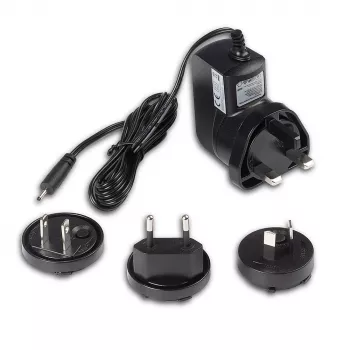 Lindy 5VDC 2A daudzvalstu barošanas bloks, 10 W, 100 - 240 V, 50 - 60 Hz, 0,787%, melns, 0 - 40 °C