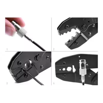Ratchet kabelis Crimper DeLOCK 90533