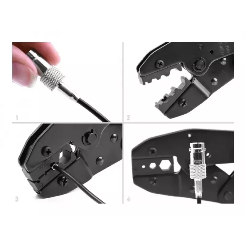 Ratchet kabelis Crimper DeLOCK 90533