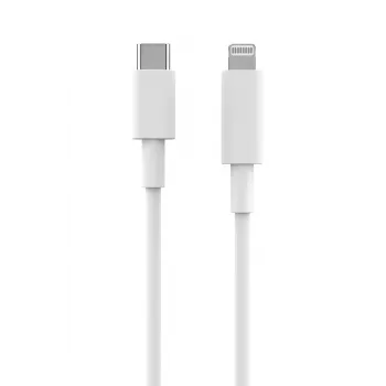 Lightning kabelis 2GO 795848 1m USB C uz Lightning Balts