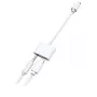 Lightning kabelis 2GO 797239 0,1 m balts Lightning uz Lightning + 3,5 mm