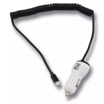 Mobilo ierīču lādētājs 2GO 795631 Auto Cigar lighter 12/24V 5V Balts