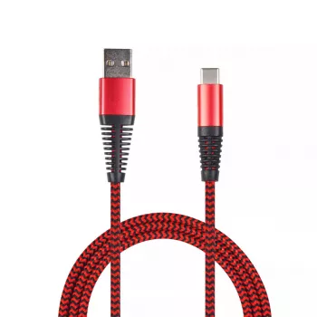 USB kabelis 2GO 795947 USB 3.2 Gen 1 1m USB B USB C sarkans
