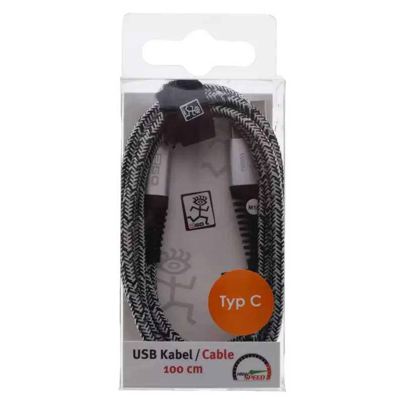 USB kabelis 2GO 795953 USB 3.2 Gen 1 1m USB B USB C Sudraba