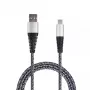 USB kabelis 2GO 795953 USB 3.2 Gen 1 1m USB B USB C Sudraba