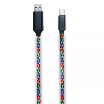 USB kabelis 2GO 797146 1m USB B USB C Daudzkrāsu