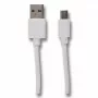 USB kabelis 2GO 795202 1m USB B Micro-USB B Balts