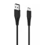 USB kabelis 2GO 797281 1m USB B USB C Melns