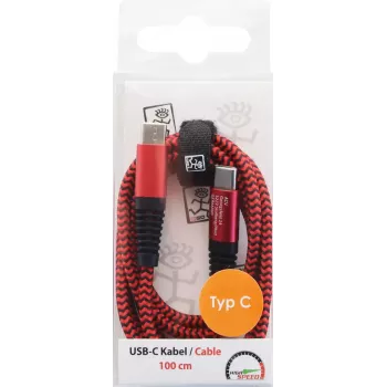 USB kabelis 2GO 797195 USB 3.2 Gen 1 1 m USB C Sarkans