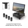 Kājiņas ACT AC8200 melnas 65 mm galda stiprināšanai