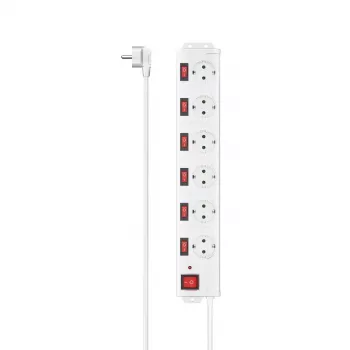 Hama 00223159 viedais strāvas sadalītājs 6 maiņstrāvas kontaktligzdas 1,4 m 3680 W