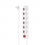 Hama 00223159 viedais strāvas sadalītājs 6 maiņstrāvas kontaktligzdas 1,4 m 3680 W