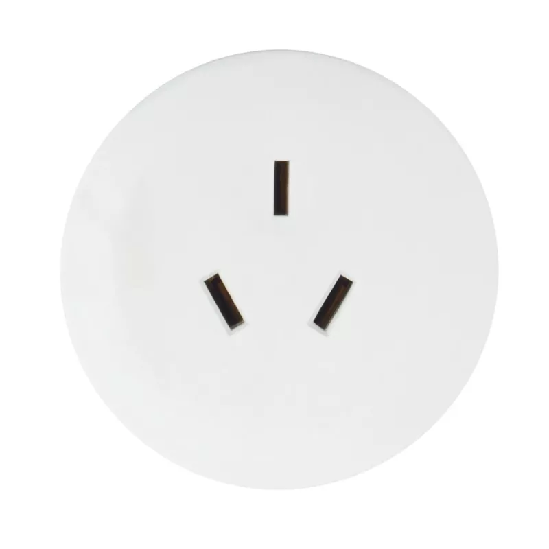 Hama 00223453 strāvas kontaktdakšas adapteris Tips E/F hibrīds Type I (AU) Balts