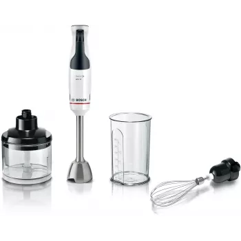 Bosch Serie 4 MSM4W421 blenderis Iegremdējamais blenderis 800 W Melns, Balts