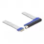 DeLOCK paplašinātāja karte PCI Express x1 vīrišķais uz x16 slotu ar kabeli 20 cm