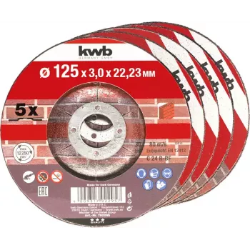 Griešanas disks KWB 792295 akmenim Jebkuram zīmolam 5 gab.