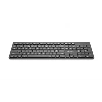 eSTUFF GLB211302 tastatūra biroja USB QWERTY UK English melna