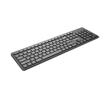 eSTUFF GLB211302 tastatūra biroja USB QWERTY UK English melna