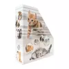 Žurnālu statīvs HERMA Stehsammler Katzen A4 dzeltenā krāsā