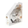 Žurnālu statīvs HERMA Stehsammler Katzen A4 dzeltenā krāsā