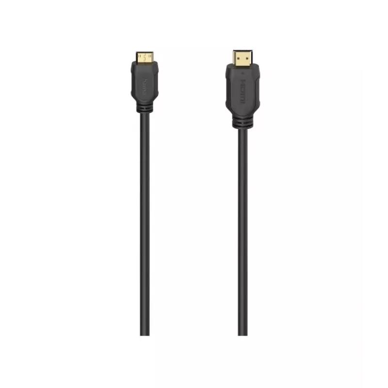Hama HDMI kabelis 2m Type A Type C Melns 18 Gbit/s