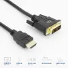 ACT AK3734 video kabeļu adapteris 1 m HDMI Type A (Standard) DVI-D melns