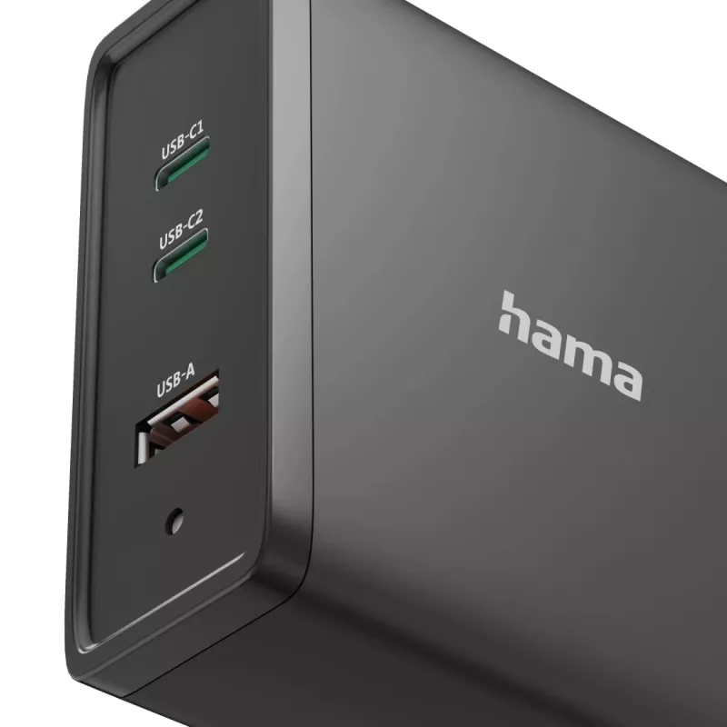 Hama 00200019 mobilās ierīces lādētājs Universāls Melns AC Ātrā uzlāde Iekštelpām