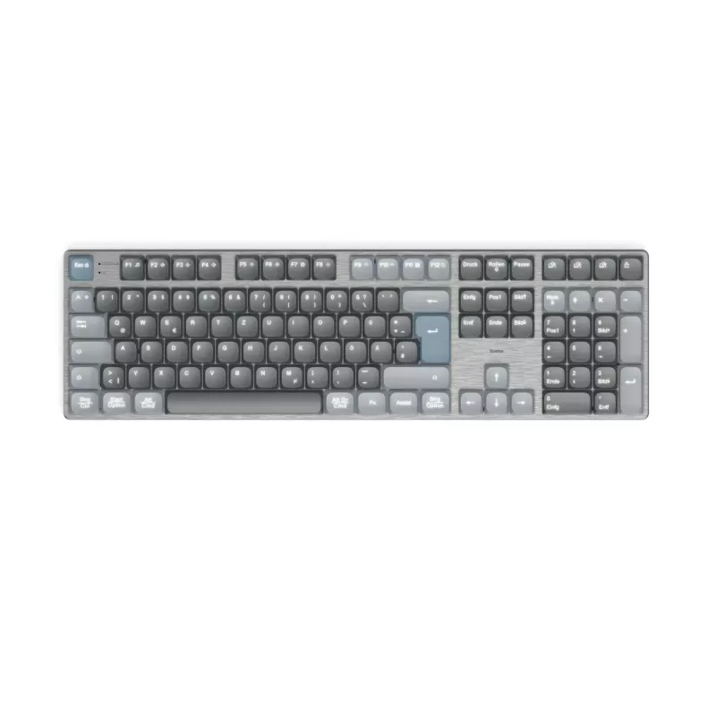 Hama WK-800 klaviatūra mājām/birojam Bluetooth QWERTZ vācu antracītam, melnai, zilai