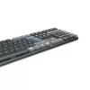 Hama WK-800 klaviatūra mājām/birojam Bluetooth QWERTZ vācu antracītam, melnai, zilai