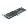 Hama WK-800 klaviatūra mājām/birojam Bluetooth QWERTZ vācu antracītam, melnai, zilai