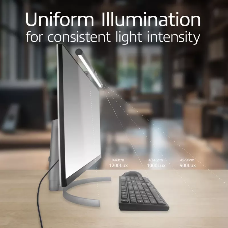 Monitor LED gaismas josla ACT AC8055 — regulējams ar USB darbināms ekrāna lukturis