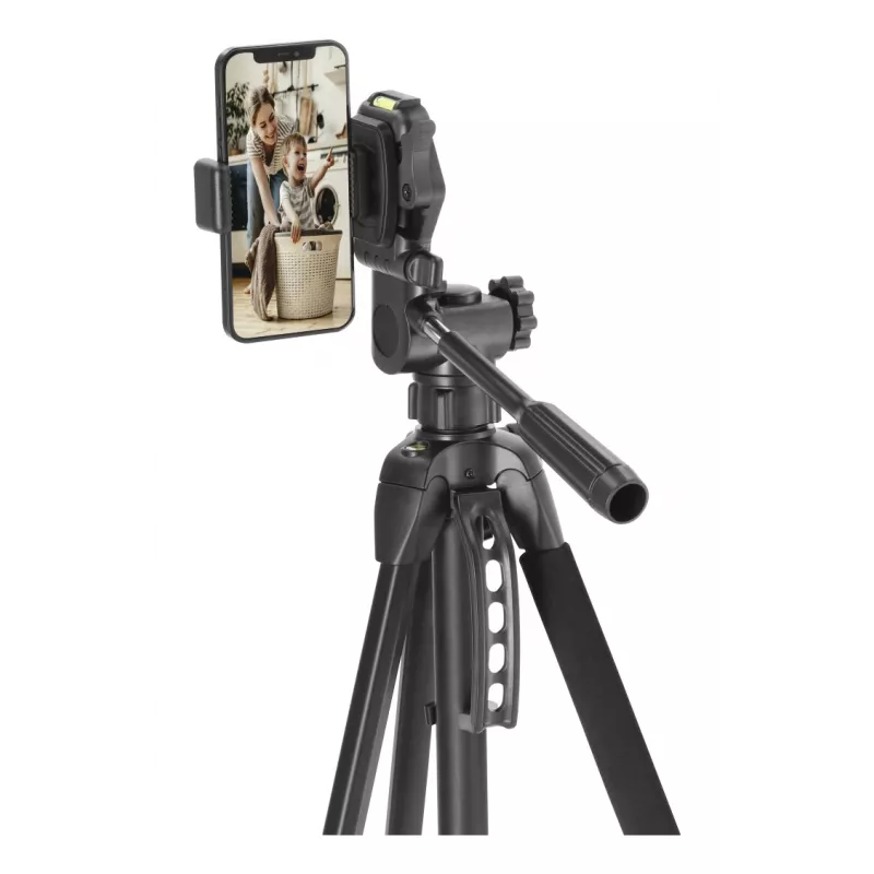 Statīvs Hama Action Smart 153 3D viedtālrunim un digitālajai kamerai, 3 kājas, melns
