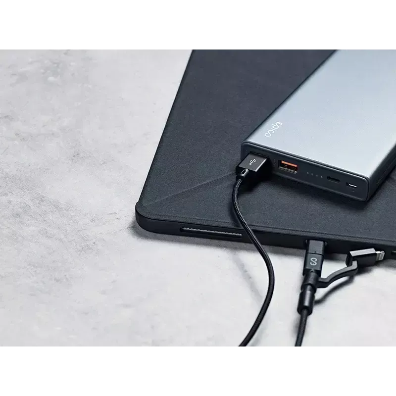 USB A uz USB C / Mikro-USB B / Lightning 3-in-1 kabelis 1,2 m Epico