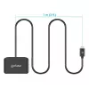 Manhattan USB-C kontaktu viedkaršu lasītājs ar MicroSD slotu, USB Type-C vīrišķais uz kontaktu lasītāja saskarni un microSDXC, atbalsta Windows, macOS un Linux, nolasa SIM kartes ar adapteri, kabelis 1 m, melns, trīs gadu garantija