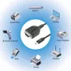 Manhattan USB-C uz seriālo interfeisu pārveidotāja kabelis, 1 m, spraudnis-spraudnis, seriālais interfeiss/RS232/COM/DB9, Prolific PL2303GT mikroshēma, melns kabelis, trīs gadu garantija