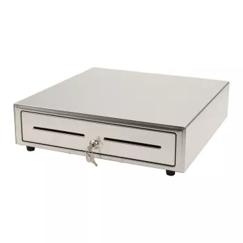 Manuāla kases atvilktne Olympia LD 410S, nerūsējošā tērauda korpuss, 415×410×104 mm, 6,5 kg