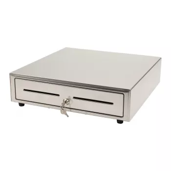 Manuāla kases atvilktne Olympia LD 410S, nerūsējošā tērauda korpuss, 415×410×104 mm, 6,5 kg