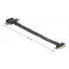Delock 81297 PCI Express x1 paaugstinājuma kartes pagarinātāja kabelis 30 cm