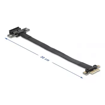Delock 81297 PCI Express x1 paaugstinājuma kartes pagarinātāja kabelis 30 cm
