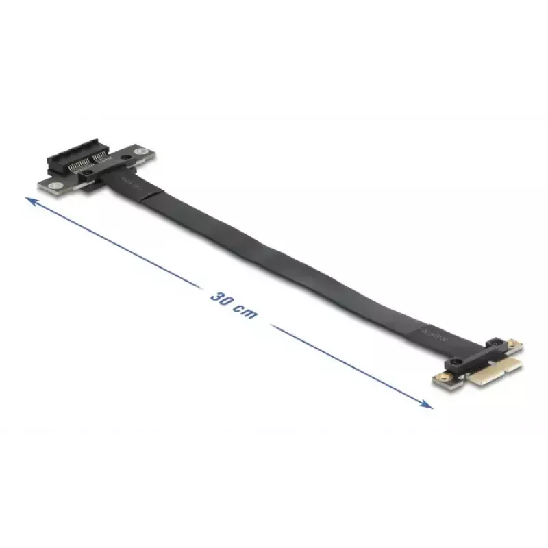 Delock 81297 PCI Express x1 paaugstinājuma kartes pagarinātāja kabelis 30 cm