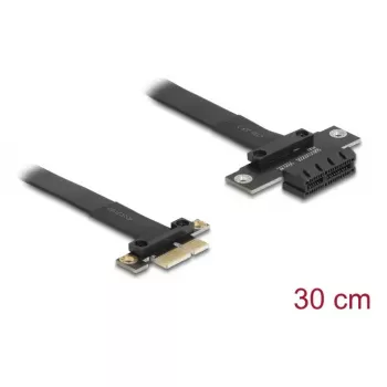 Delock 81297 PCI Express x1 paaugstinājuma kartes pagarinātāja kabelis 30 cm